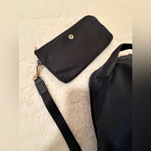 lululemon athletica Black Backpack and wristlet. - Picture 3 of 12